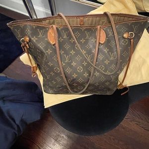 Authentic Louis Vuitton Neverfull Bag MM
